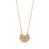 Gold Fern Dangle Necklace